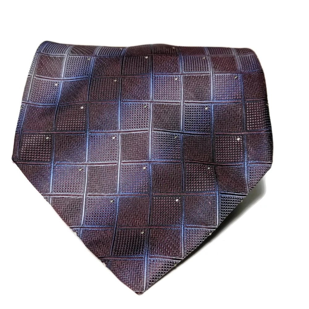 CK CALVIN KLEIN Necktie Square 100% Silk Tie